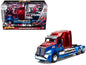 Western Star 57X Truck Tractor "Spider-Man" Blue and Red Metallic "Hollywood Rides" Series 1/24 Diecast Model by Jada  free shipping USA