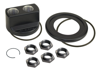 Premium Universal Engine Spin On Adapter With -10AN O-ring Ports