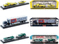 Auto Haulers Set of 3 Trucks Release 88 Limited Edition to 9600 pieces Worldwide 1/64 Diecast Models by M2 Machines  free shipping USA