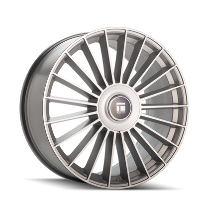TOUREN TR10 3610 SATIN SILVER MACHINED 24X10 5-114.3/5-127 35MM 78.3MM