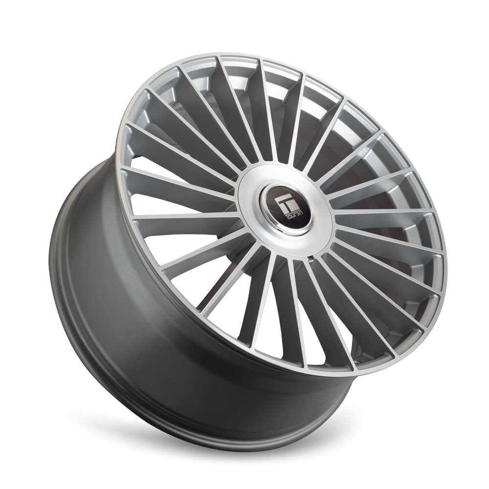 TOUREN TR10 3610 SATIN SILVER MACHINED 24X10 6-135/6-139.7 25MM 87.1MM