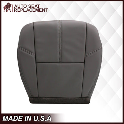 2007-2014 GMC Sierra & Chevy Silverado Work Truck Seat Cover in Dark Titanium Gray: Choose From Variation