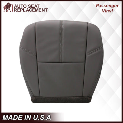 2007-2014 GMC Sierra & Chevy Silverado Work Truck Seat Cover in Dark Titanium Gray: Choose From Variation