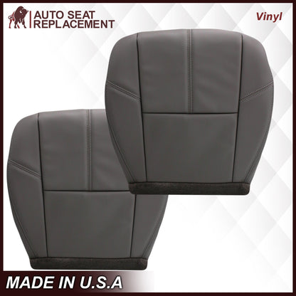2007-2014 GMC Sierra & Chevy Silverado Work Truck Seat Cover in Dark Titanium Gray: Choose From Variation