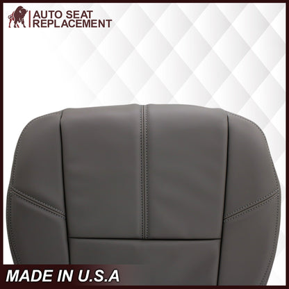 2007-2014 GMC Sierra & Chevy Silverado Work Truck Seat Cover in Dark Titanium Gray: Choose From Variation