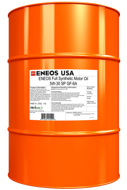 ENEOS FULL SYNTH MOTOROIL 5W-30 55gal