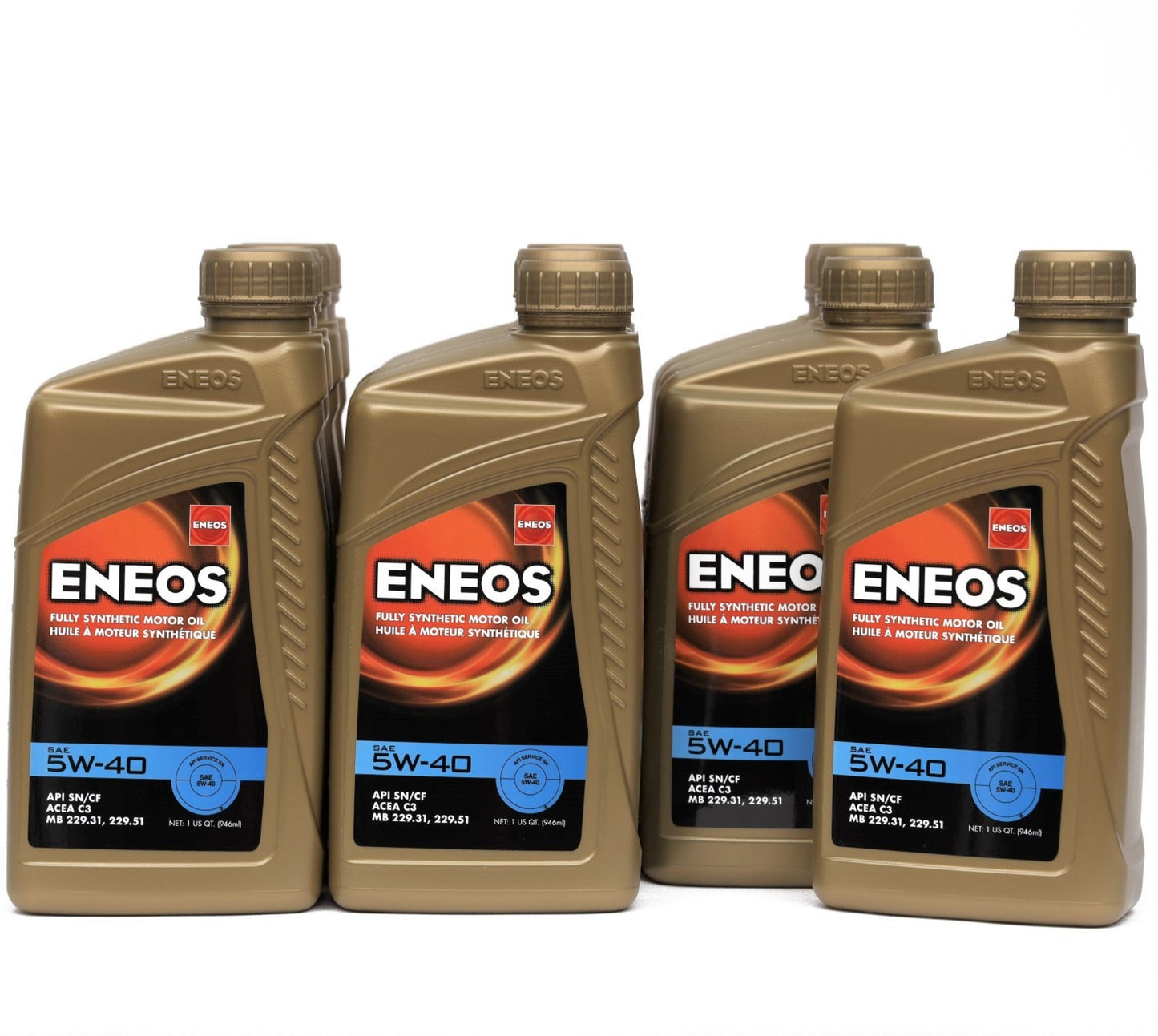 ENEOS FUL SYNTH MOTOROIL 5W-40 12X1qt