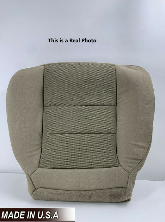 2003-2007 Ford F250 F350 Extended Cab Cloth Bottom Seat Cover Tan