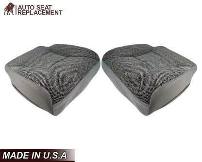 1998-2002 Dodge Ram Driver Bottom Cloth Seat Cover Mist Gray SINGLE CAB ONLY
