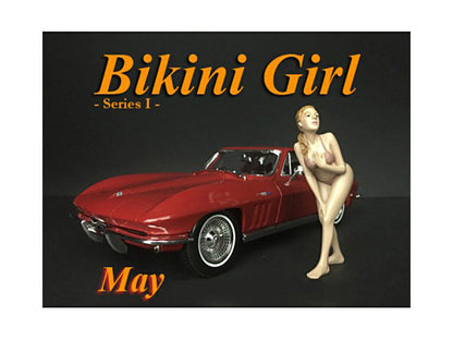 May Bikini Calendar Girl Figure for 1/24 Scale Models by American Diorama  free shipping USA