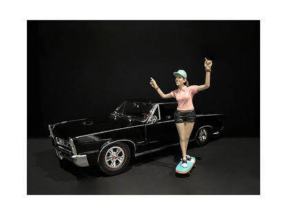 Skateboarder Figurine IV for 1/18 Scale Models by American Diorama  free shipping USA