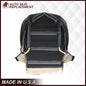 2014 2015 2016 2017 2018 2019 GMC Sierra Denali Perforated Leather Seat Cover Replacement in Black (Perforated Jet Black)
