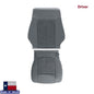 2011 - 2014 Ford F150 XLT Super Duty Gray Cloth Replacement Front Seat Covers