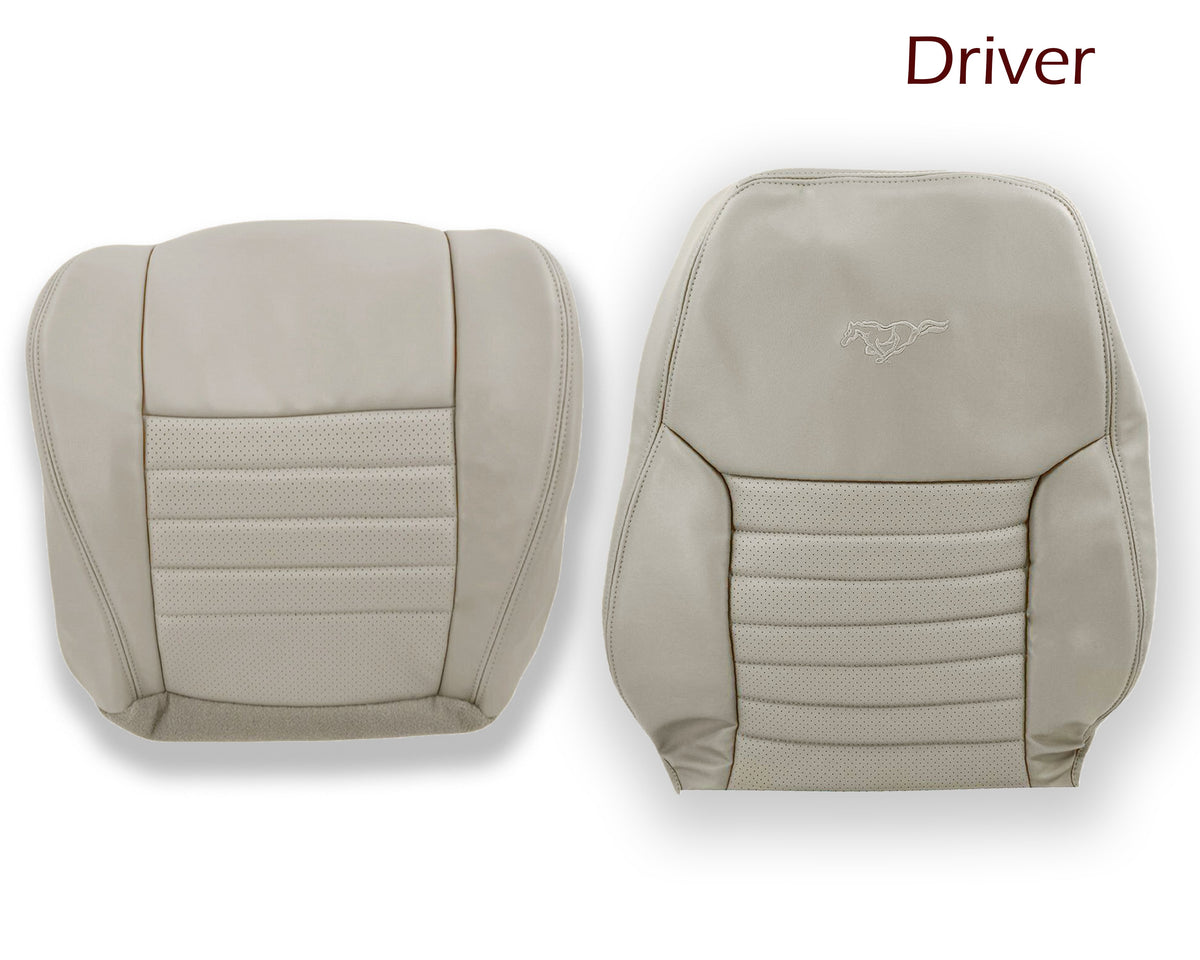 1999-2004 Ford Mustang GT Convertible in OXFORD WHITE Perforated Seat cover: Choose From Variation
