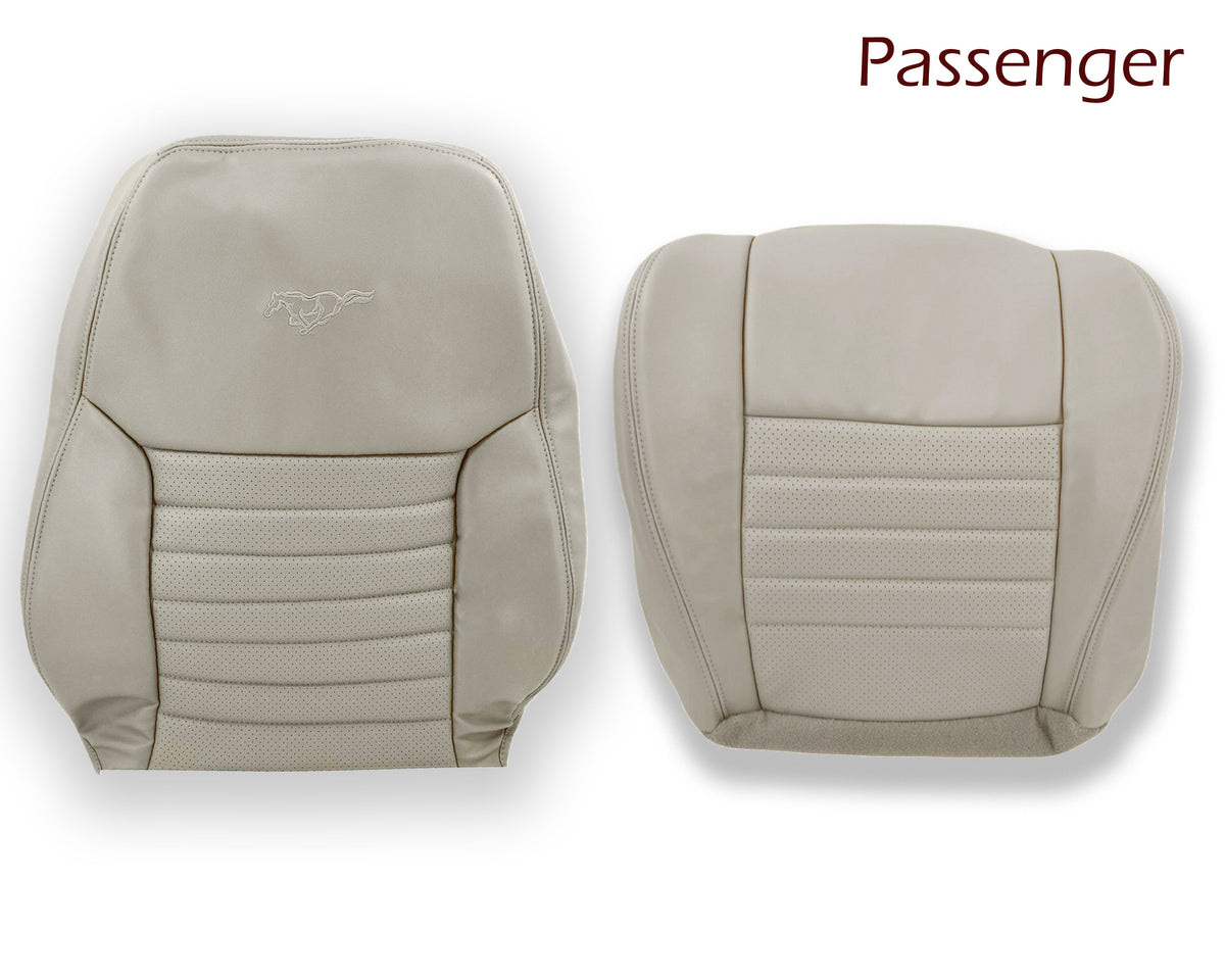 1999-2004 Ford Mustang GT Convertible in OXFORD WHITE Perforated Seat cover: Choose From Variation