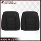 2014 2015 2016 2017 2018 2019 GMC Sierra Denali Perforated Leather Seat Cover Replacement in Black (Perforated Jet Black)