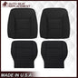 2014 2015 2016 2017 2018 2019 GMC Sierra Denali Perforated Leather Seat Cover Replacement in Black (Perforated Jet Black)