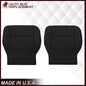 2014 2015 2016 2017 2018 2019 GMC Sierra Denali Perforated Leather Seat Cover Replacement in Black (Perforated Jet Black)