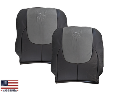 2004 2005 Dodge Ram 1500 2500 3500 Laramie SINGLE CAB WORK TRUCK  Replacement Seat Covers In Dark Slate "Dark Gray"