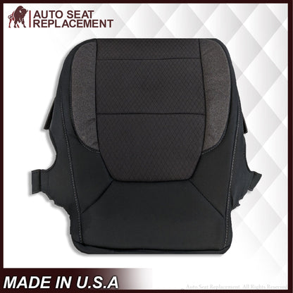 2019-2021 Chevy Silverado & GMC Sierra Replacement Cloth Seat Cover Black