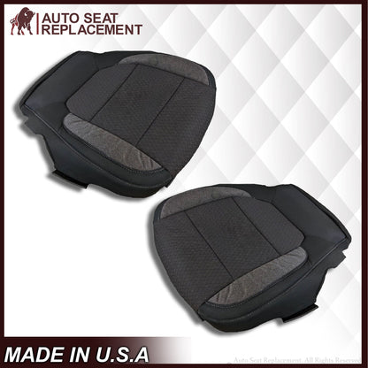 2019-2021 Chevy Silverado & GMC Sierra Replacement Cloth Seat Cover Black