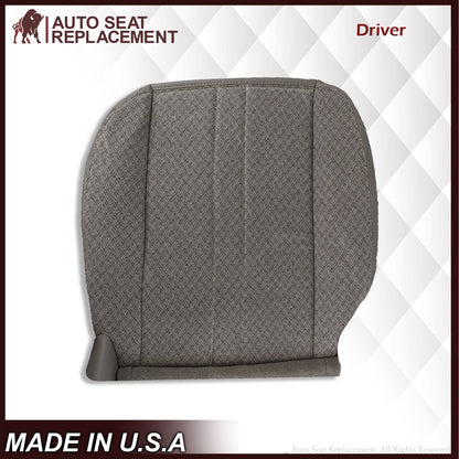 2003-2018 Chevy Express 1500 2500 3500 Cloth Seat Covers in Pewter Gray