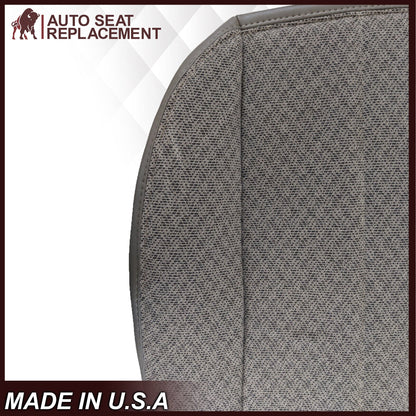 2003-2018 Chevy Express 1500 2500 3500 Cloth Seat Covers in Pewter Gray