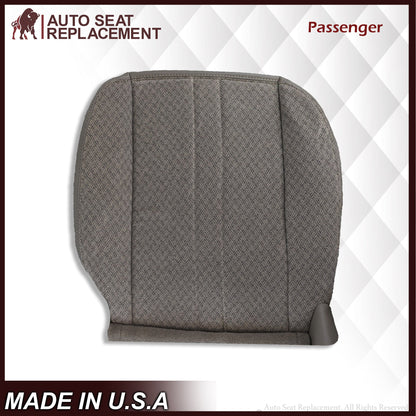 2003-2018 Chevy Express 1500 2500 3500 Cloth Seat Covers in Pewter Gray
