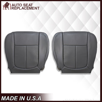 2009 - 2014 Ford F150 Lariat Crew Cab Replacement Seat Cover Steel Gray Vinyl
