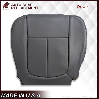 2009 - 2014 Ford F150 Lariat Crew Cab Replacement Seat Cover Steel Gray Vinyl