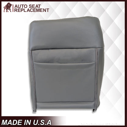 2009 - 2014 Ford F150 Lariat Crew Cab Replacement Seat Cover Steel Gray Vinyl