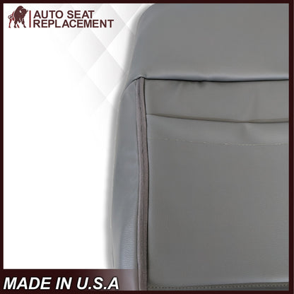 2009 - 2014 Ford F150 Lariat Crew Cab Replacement Seat Cover Steel Gray Vinyl