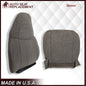 2003-2018 Chevy Express 1500 2500 3500 Cloth Seat Covers in Pewter Gray