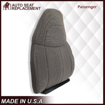 2003-2018 Chevy Express 1500 2500 3500 Cloth Seat Covers in Pewter Gray