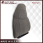 2003-2018 Chevy Express 1500 2500 3500 Cloth Seat Covers in Pewter Gray
