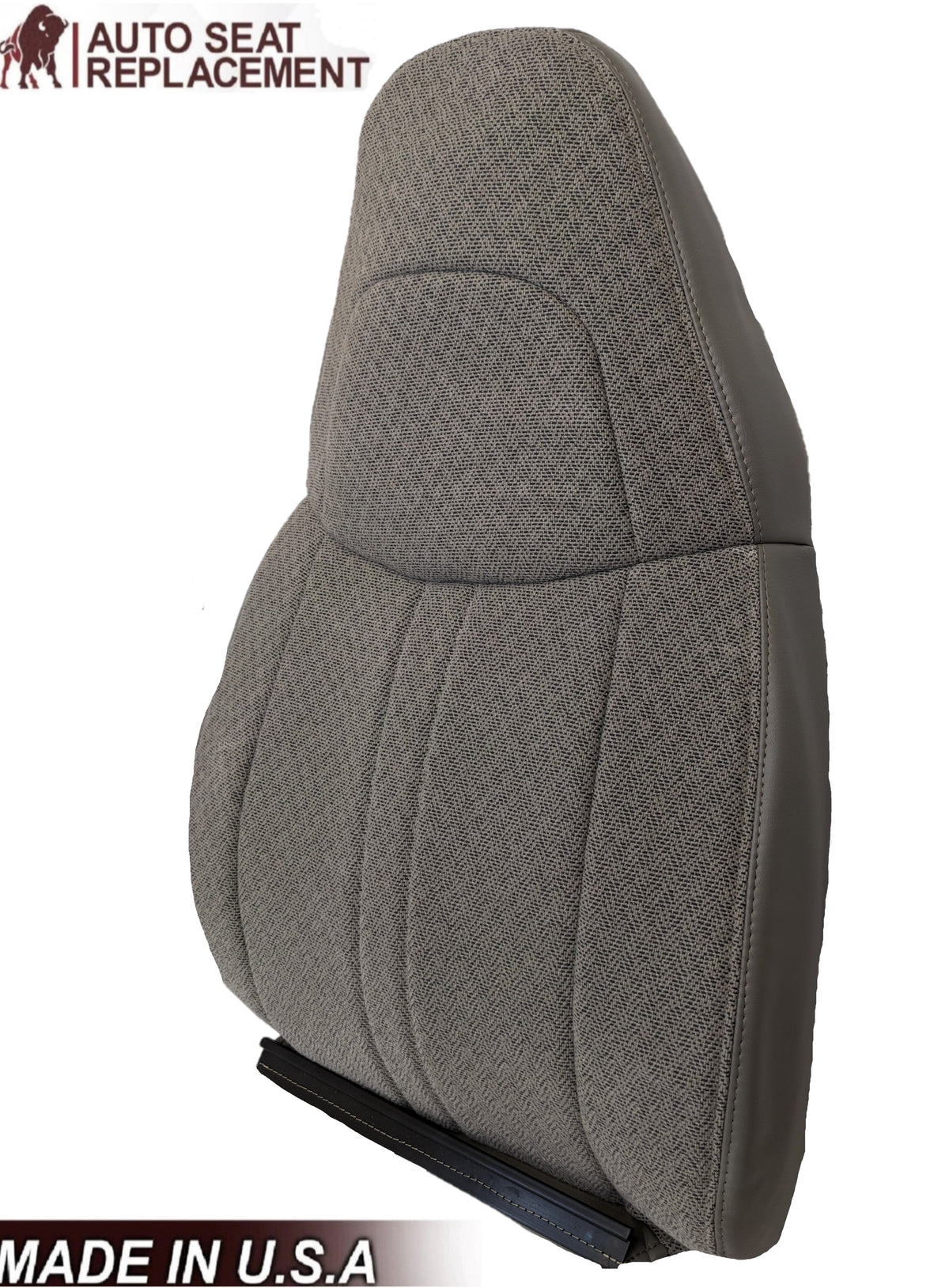 2003-2018 Chevy Express 1500 2500 3500 Cloth Seat Covers in Pewter Gray