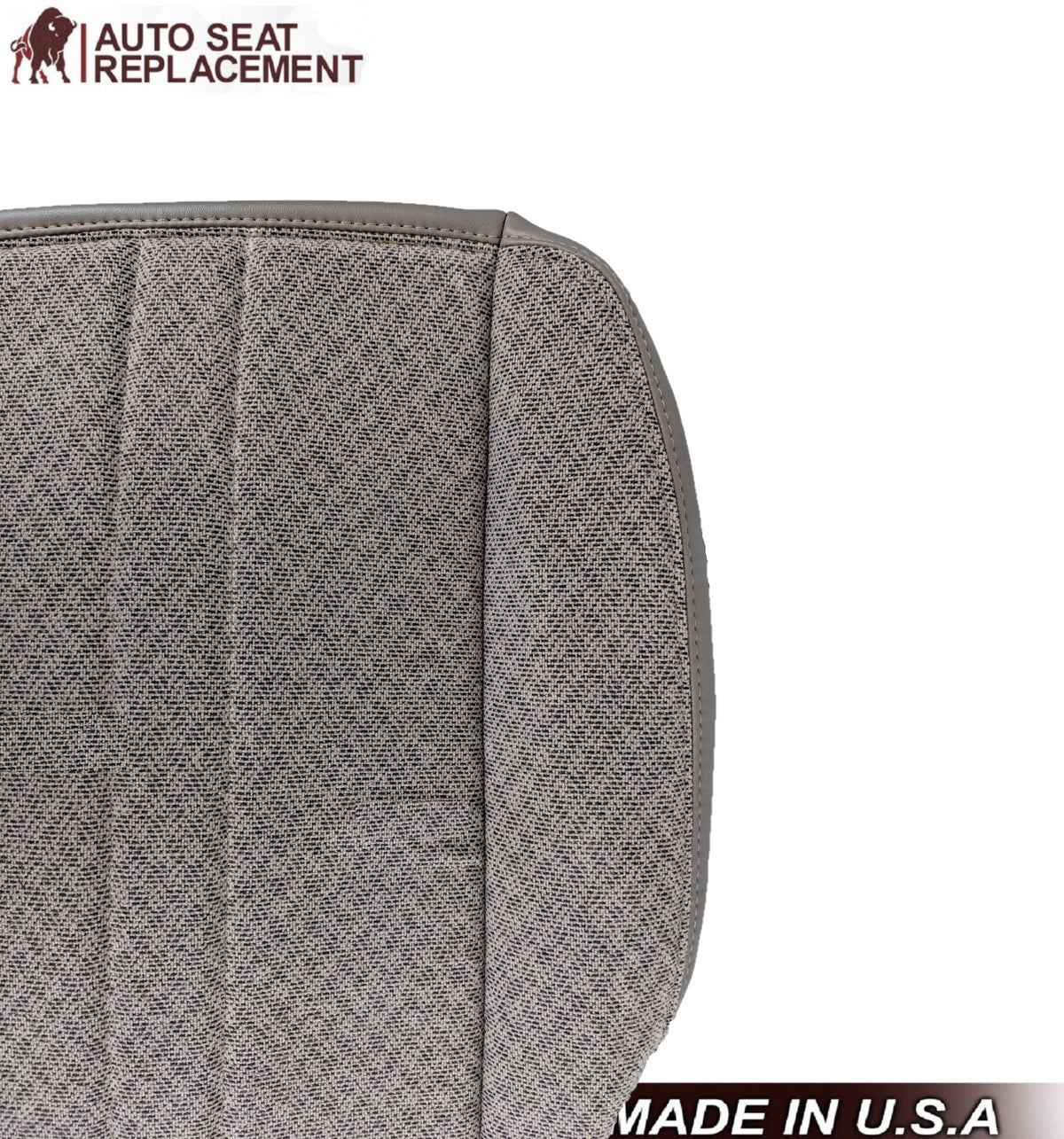 2003-2018 Chevy Express 1500 2500 3500 Cloth Seat Covers in Pewter Gray