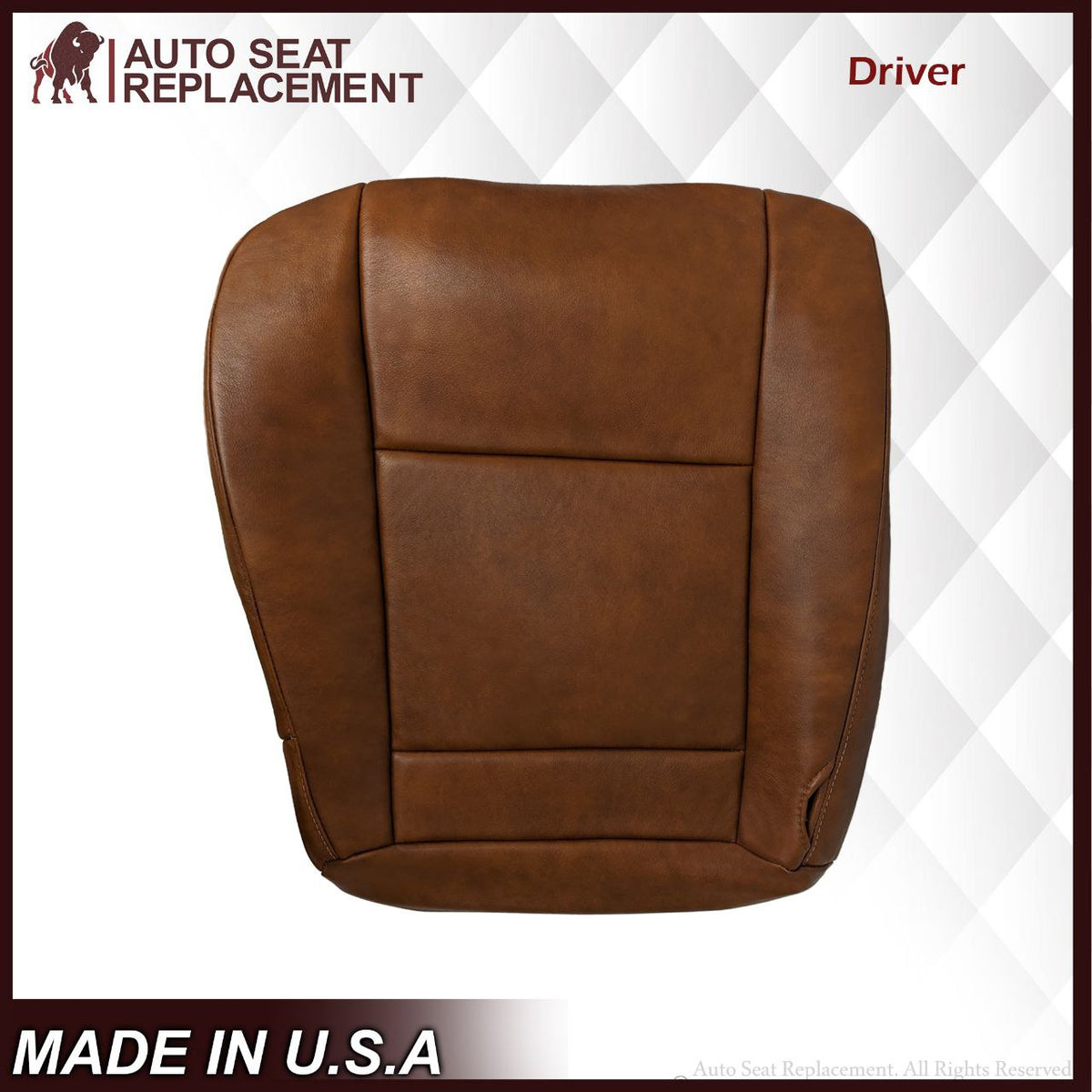 2002-2007 Ford F250 F350 King Ranch Replacement Genuine Leather OR Vinyl Front Seat Covers