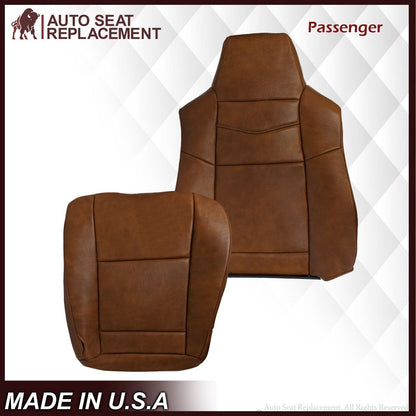 2002-2007 Ford F250 F350 King Ranch Replacement Genuine Leather OR Vinyl Front Seat Covers