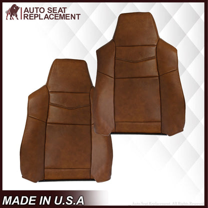 2002-2007 Ford F250 F350 King Ranch Replacement Genuine Leather OR Vinyl Front Seat Covers