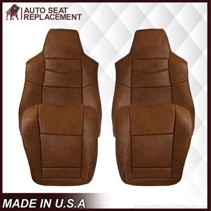 2002-2007 Ford F250 F350 King Ranch Replacement Genuine Leather OR Vinyl Front Seat Covers