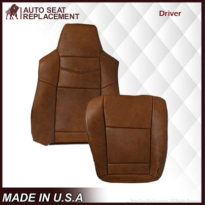 2002-2007 Ford F250 F350 King Ranch Replacement Genuine Leather OR Vinyl Front Seat Covers