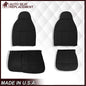 1997-1998 Ford F150 Lariat XLT 60/40 SPLIT Full Front in Black: Choose Leather or Vinyl