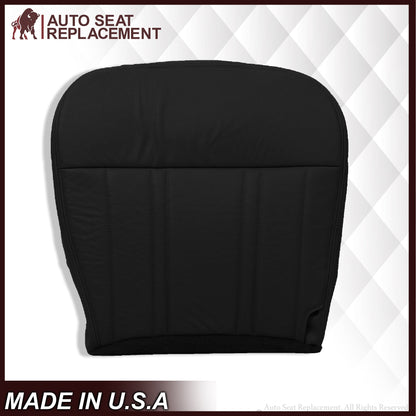 1997-1998 Ford F150 Lariat XLT 60/40 SPLIT Full Front in Black: Choose Leather or Vinyl