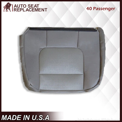 2001 2002 2003 Ford F350/F250 Lariat Extended Cab SECOND ROW Perforated Leather Seat Cover in Gray