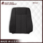 2007-2014 Ford Expedition Driver and Passenger SOLID Replacement Seat Cover in BLACK Leather or Vinyl