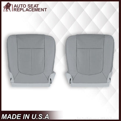 2011-2016 Ford F-250 F-350 F-450 Lariat Seat Cover Replacement & Cushion Foam in Steel Gray: Choose From Variants