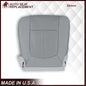 2011-2016 Ford F-250 F-350 F-450 Lariat Seat Cover Replacement & Cushion Foam in Steel Gray: Choose From Variants