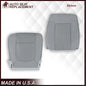 2011-2016 Ford F-250 F-350 F-450 Lariat Seat Cover Replacement & Cushion Foam in Steel Gray: Choose From Variants