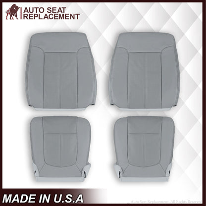 2011-2016 Ford F-250 F-350 F-450 Lariat Seat Cover Replacement & Cushion Foam in Steel Gray: Choose From Variants